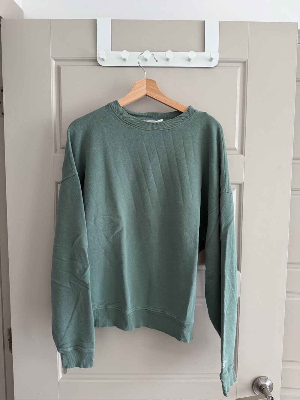 Ba&sh Crewneck Sweatshirt in Sage Green